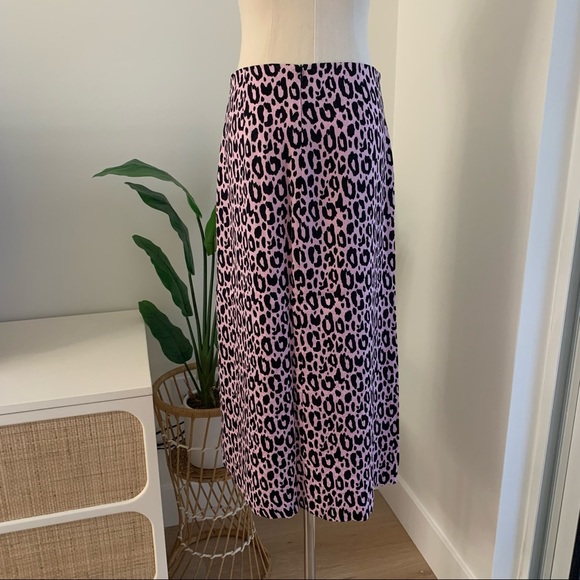 Maje Jipanta Leopard Print Midi Skirt - Picture 7 of 8